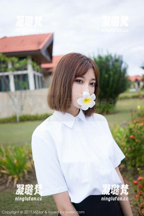MiStar魅妍社 - 在萌奈子的白色梦境中徘徊：原图与图包的交响曲