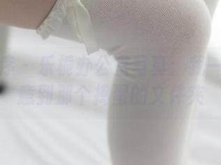少女秩序 – 乐栀办公室写真：我一眼就注意到那个捣蛋的文件夹