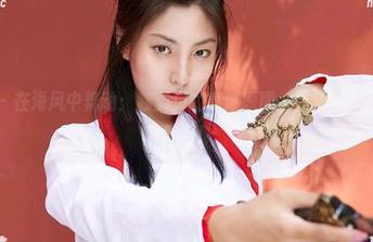 蜜桃社 – 在海风中舞动：韩贝贝的高清原图，让海边都充满了神秘感！